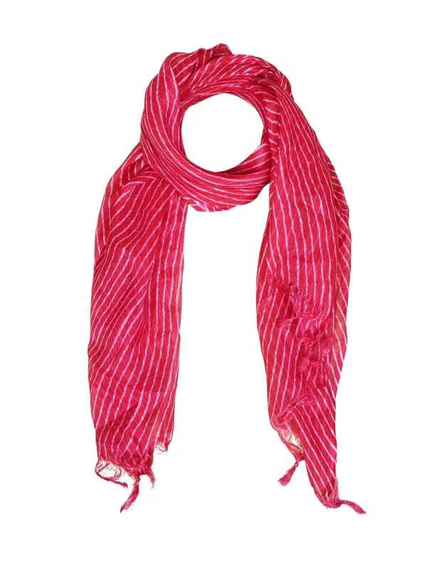 Pink_Poly_Kota_Checks_Fancy_Dupatta_For_Women