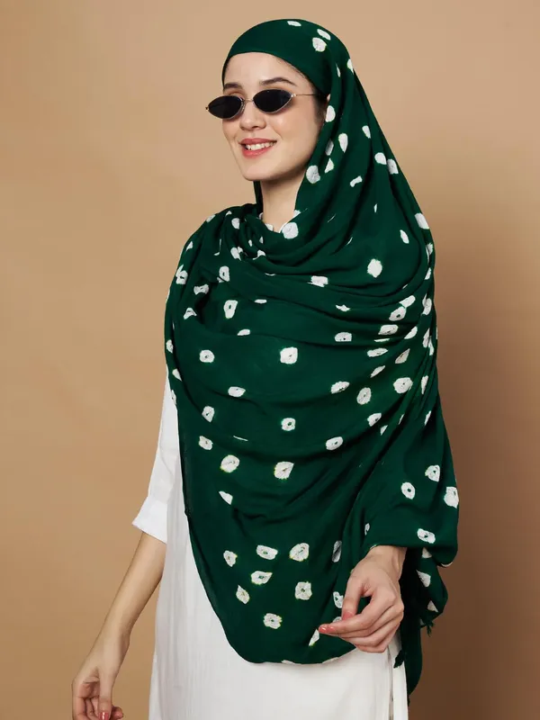 Dark_Green_Viscose_Rayon_Fancy_Dupatta_For_Women