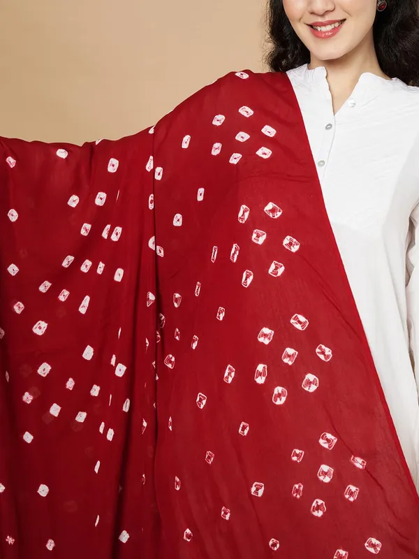 Red_Viscose_Rayon_Fancy_Dupatta_For_Women