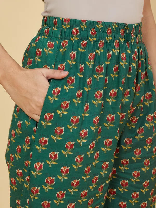 Green_Cotton_Fancy_Coord_Set_For_Women