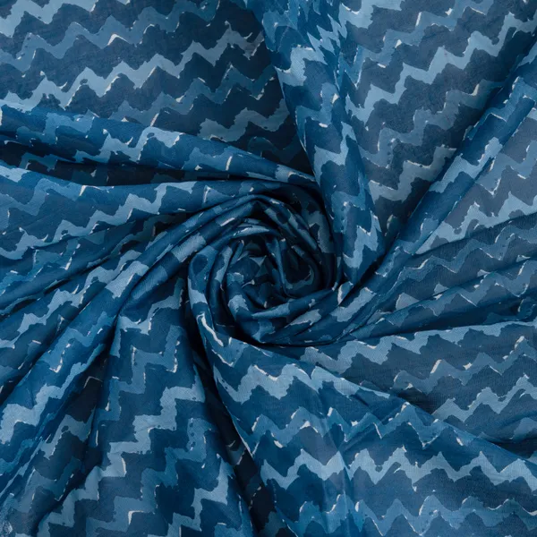 Indigo_Blue_Cotton_Fancy_Dupatta_For_Women