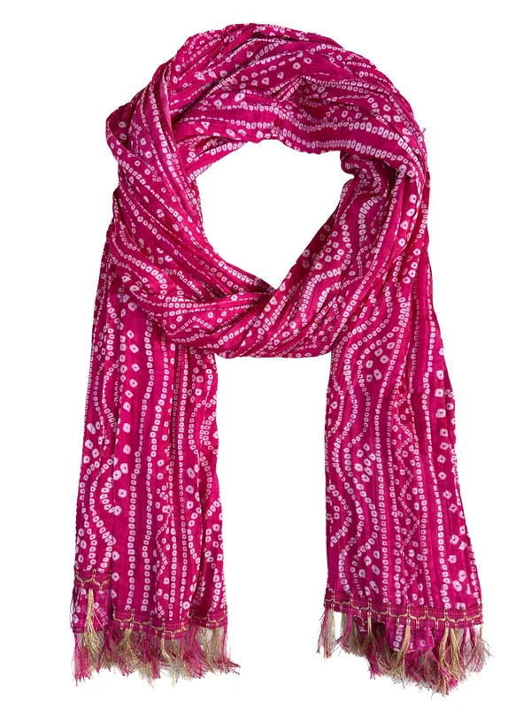 Pink_Polyster_Fancy_Dupatta_For_Women