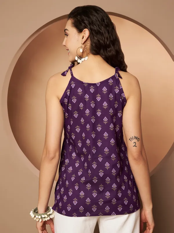 Purple_Cotton_Fancy_Tunic_Kurti_For_Women