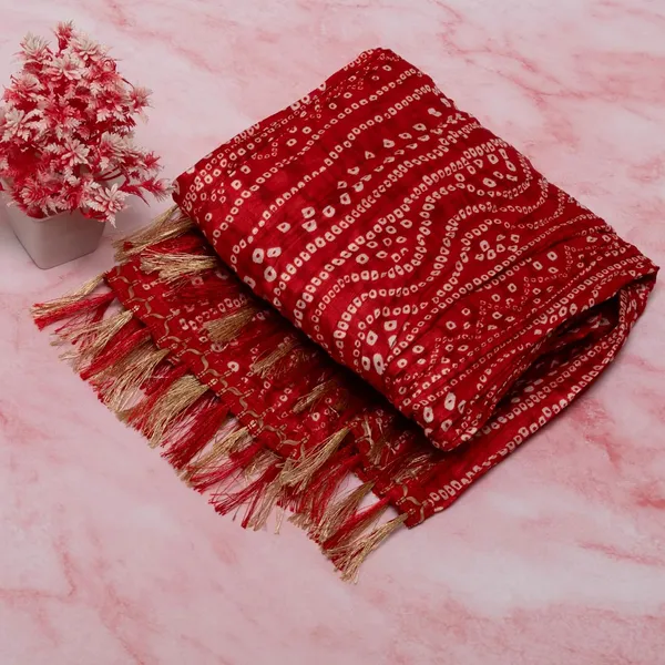 Red_Polyster_Fancy_Dupatta_For_Women