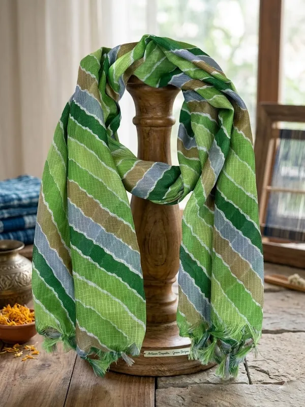 Multicolor_Poly_Kota_Checks_Fancy_Dupatta_For_Women