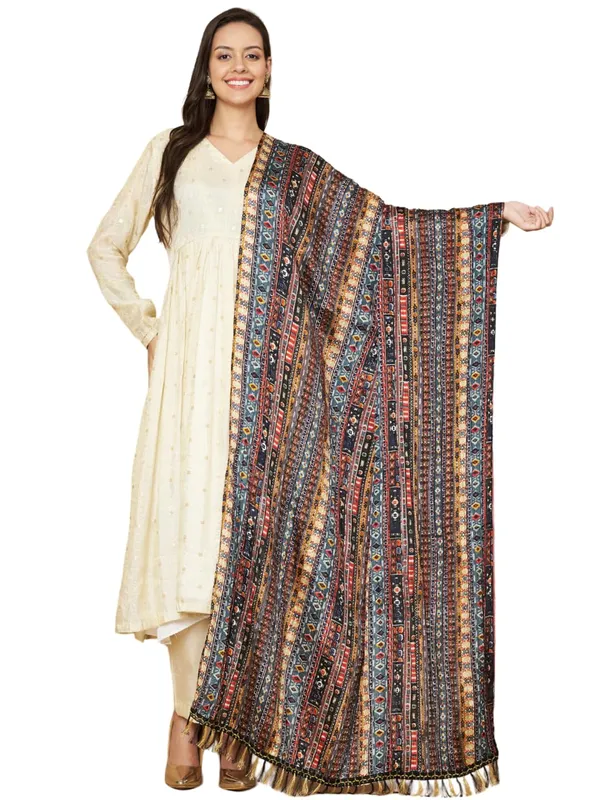 Multicolor_Polyster_Fancy_Dupatta_For_Women