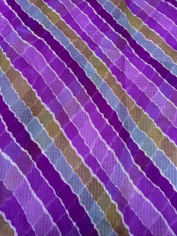 Purple_Poly_Kota_Checks_Fancy_Dupatta_For_Women