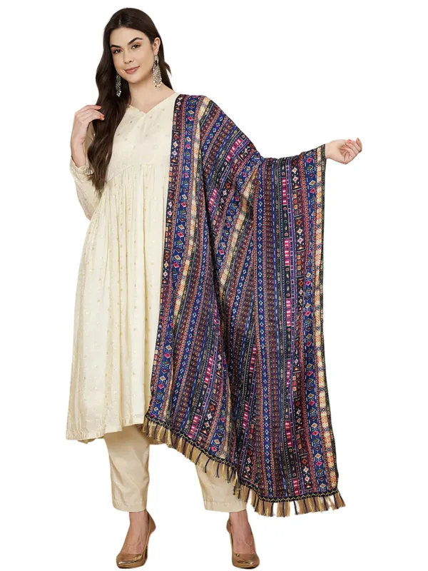 Multicolor_Polyster_Fancy_Dupatta_For_Women