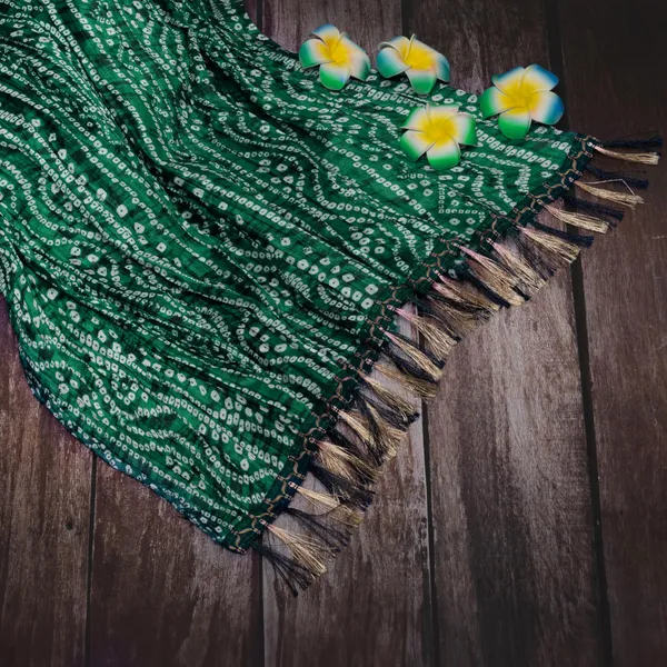Green_Polyster_Fancy_Dupatta_For_Women