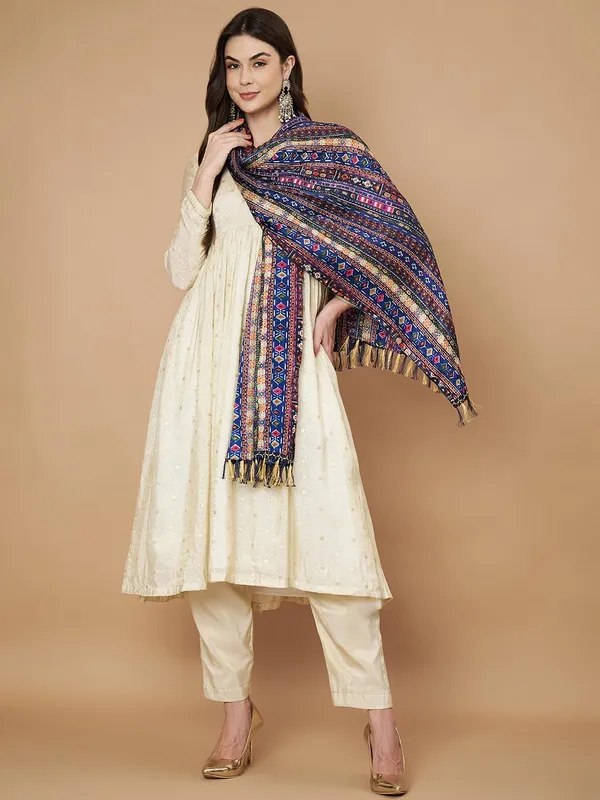 Multicolor_Polyster_Fancy_Dupatta_For_Women