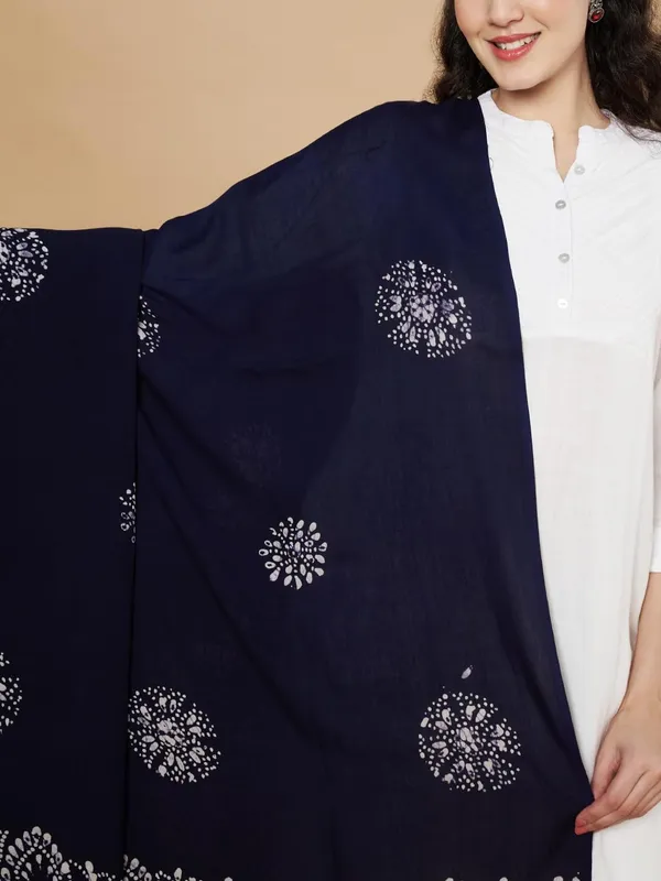 Navy_Blue_Viscose_Rayon_Fancy_Dupatta_For_Women