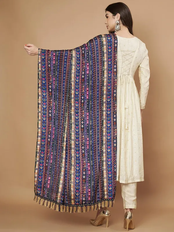 Multicolor_Polyster_Fancy_Dupatta_For_Women