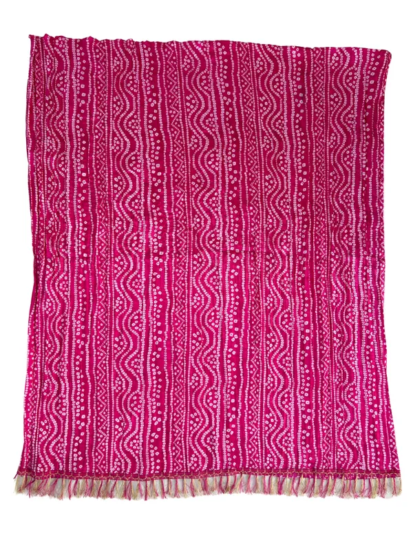 Pink_Polyster_Fancy_Dupatta_For_Women