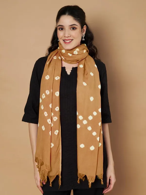 Mustard_Yellow_Viscose_Rayon_Fancy_Dupatta_For_Women