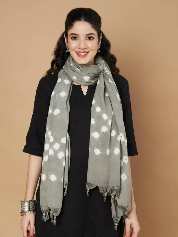 Grey_Viscose_Rayon_Fancy_Dupatta_For_Women