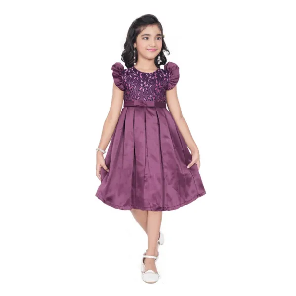 Purple_Satin_Printed_Sleeveless_Round_Neck_Dress_For_Girls