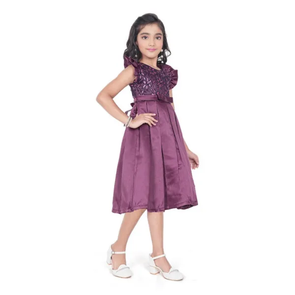 Purple_Satin_Printed_Sleeveless_Round_Neck_Dress_For_Girls