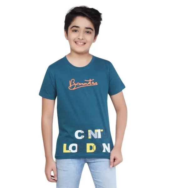Teal_Green_Cotton_Graphic_Print_Round_Neck_T-Shirt_For_Boys