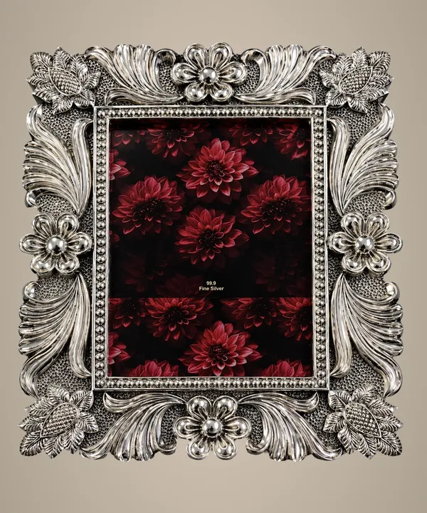 Imperial_Floral_Photo_Frame_–_Silver_Finish