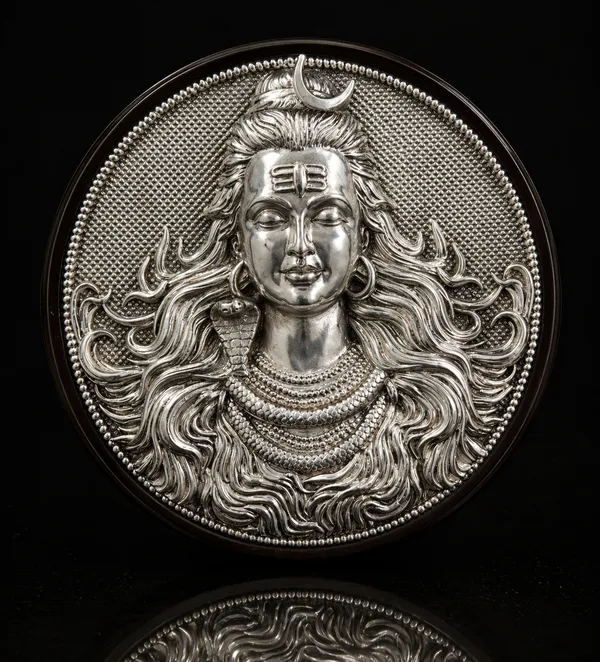 Mahadev_Wall_Decor_–_Silver_Finish