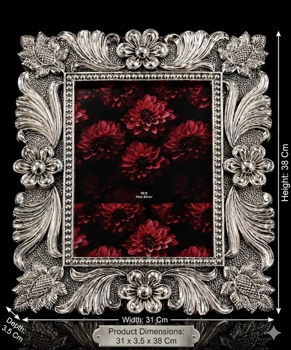 Imperial_Floral_Photo_Frame_–_Silver_Finish