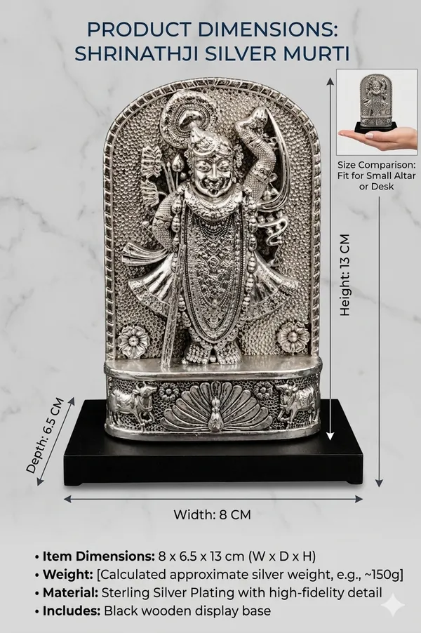 Shreenathji_Divine_Table_Decor_–_Silver_Finish