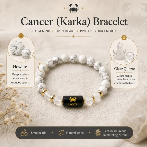 Cancer_(Karka)_/_कर्क_—_Howlite_&_Clear_Quartz_Bracelet__(21_June_–_22_July)