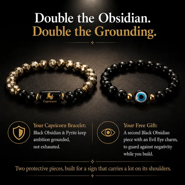 Capricorn_(Makar)_/_मकर_—_Pyrite_&_Black_Obsidian_Bracelet__(22_December_–_19_January)