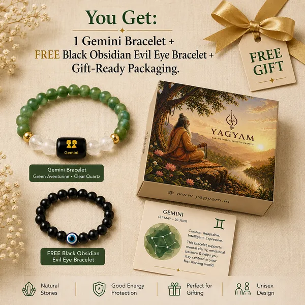 Gemini_(Mithun)_/_मिथुन_—_Green_Aventurine_&_Clear_Quartz_Bracelet__(21_May_–_20_June)
