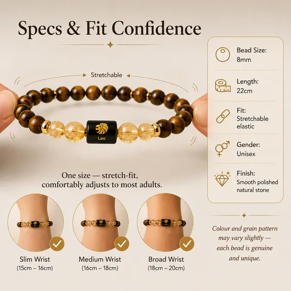 Leo_(Singh)_/_सिंह_—_Tiger_Eye_&_Citrine_Bracelet__(23_July_–_22_August)