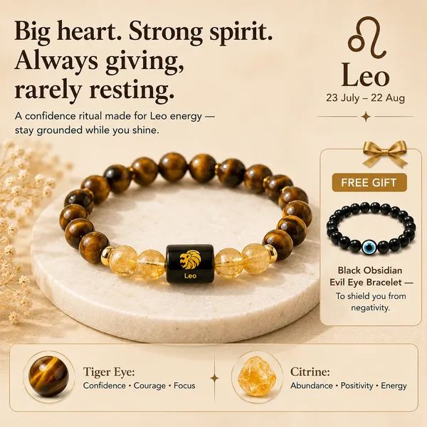 Leo_(Singh)_/_सिंह_—_Tiger_Eye_&_Citrine_Bracelet__(23_July_–_22_August)