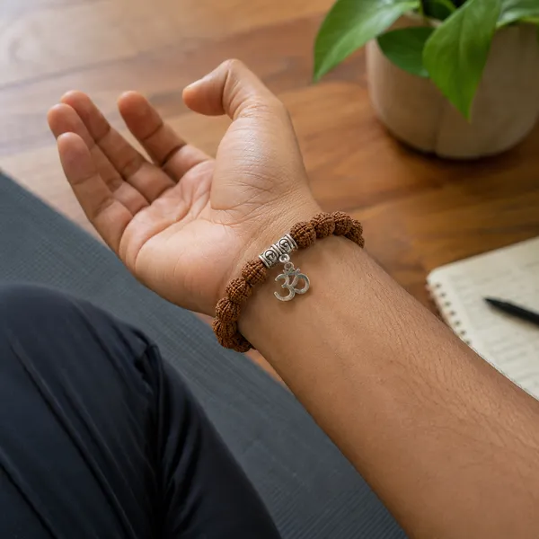 Original_5_Mukhi_Rudraksha_Om_Bracelet_
