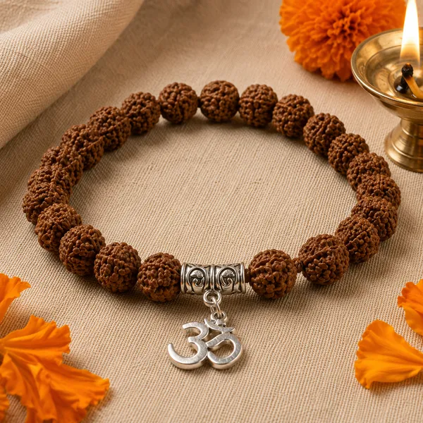 Original_5_Mukhi_Rudraksha_Om_Bracelet_