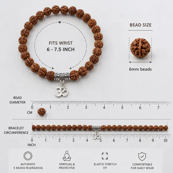Original_5_Mukhi_Rudraksha_Om_Bracelet_