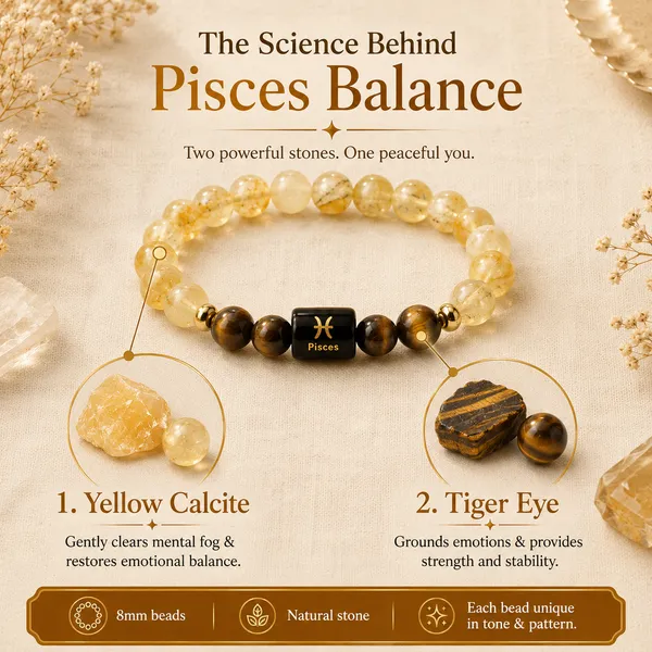 Pisces_(Meen)_/_मीन_—_Yellow_Calcite_&_Tiger_Eye_Bracelet__(19_February_–_20_March)