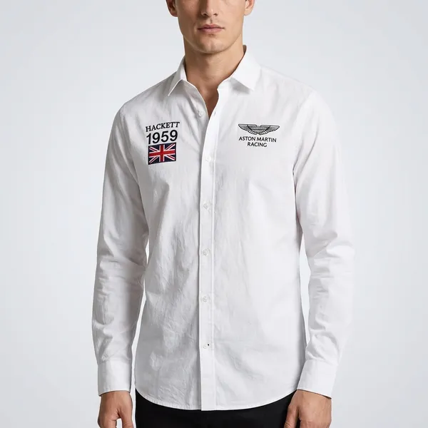 White_Full_Sleeve_Graphic_Shirt_For_Men