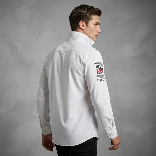 White_Full_Sleeve_Graphic_Shirt_For_Men