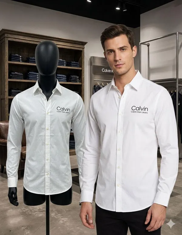 White_Slim_Fit_Full_Sleeve_Formal_Shirt_For_Men