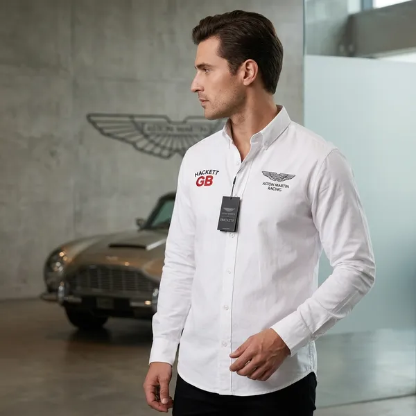 White_Full_Sleeve_Button-Down_Shirt_For_Men