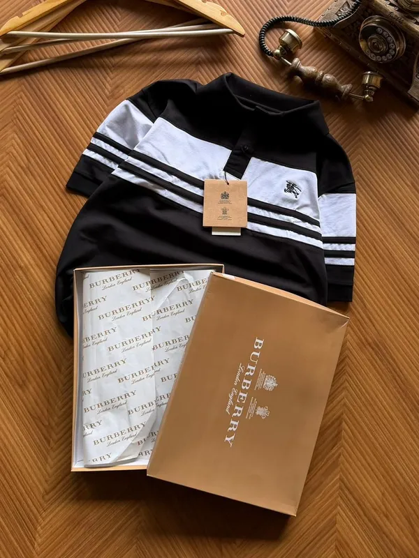Black_And_White_Striped_Polo_T-Shirt_For_Men