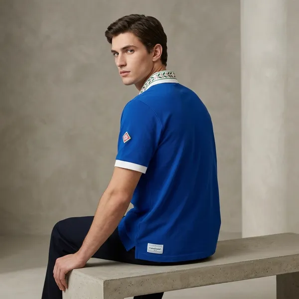 Blue_Cotton_Polo_T-Shirt_With_Embroidered_Collar_For_Men