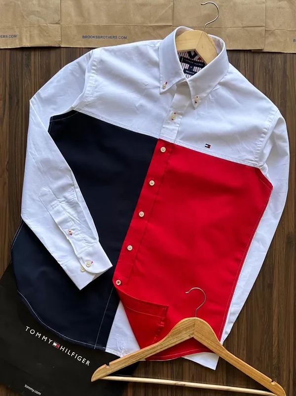Multicolor_Block_Button-Down_Shirt_For_Men