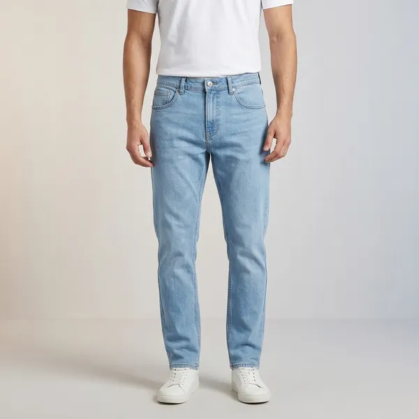 Light_Blue_Denim_Regular_Fit_Casual_Jeans_For_Men