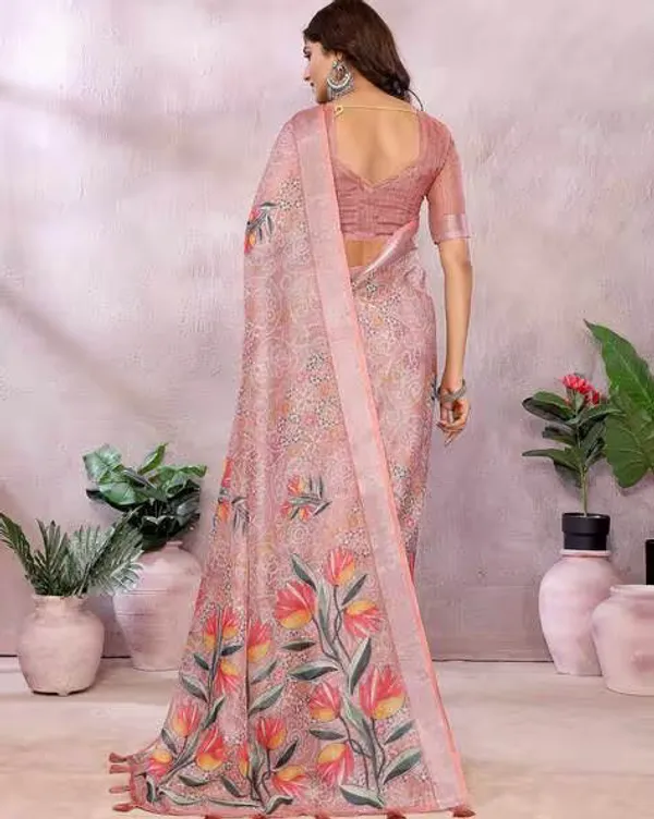 Peach_Lilan_Simar_Saree_For_Women