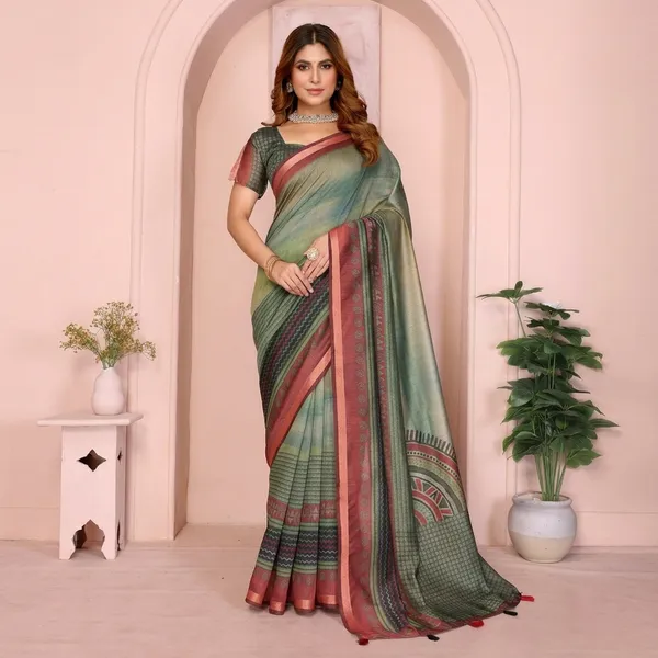 Green_Chanderi_Saree_For_Women