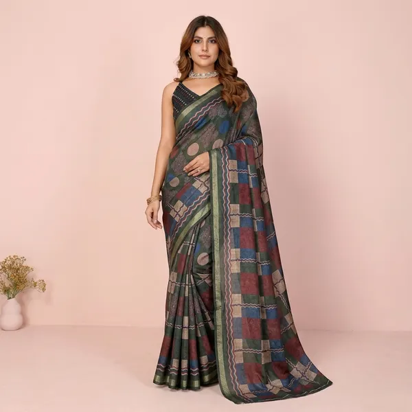 Green_Chanderi_Saree_For_Women