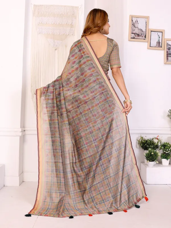 Multicolor_Chanderi_Saree_For_Women