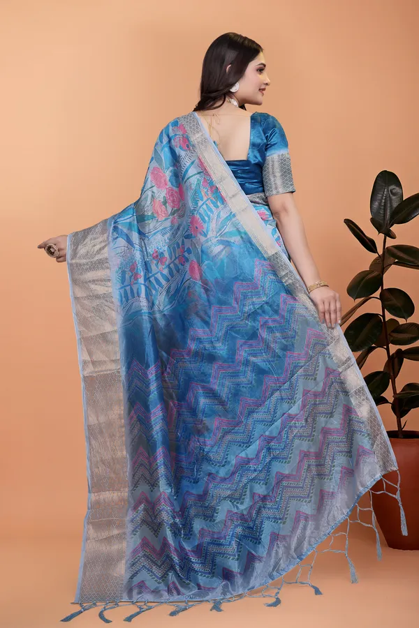 Light_Blue_Art_Silk_Saree_For_Women