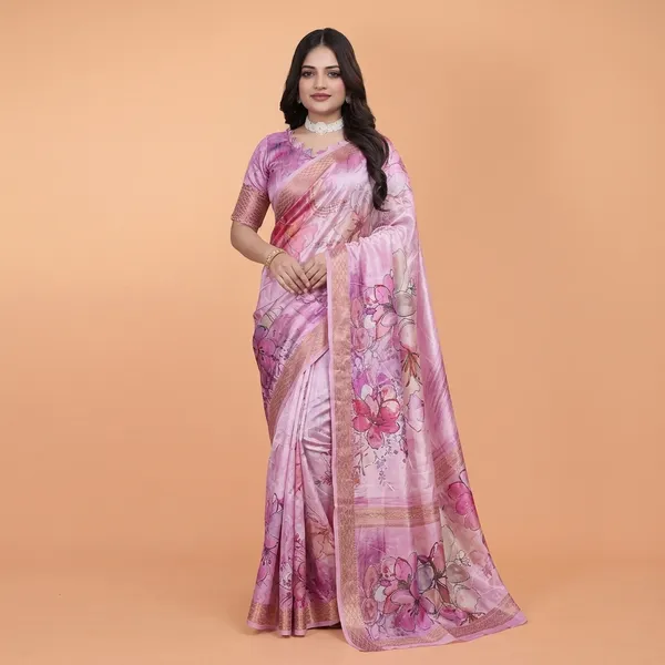 Light_Pink_Art_Silk_Saree_For_Women