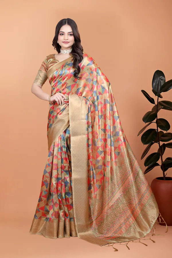 Golden_Art_Silk_Saree_For_Women
